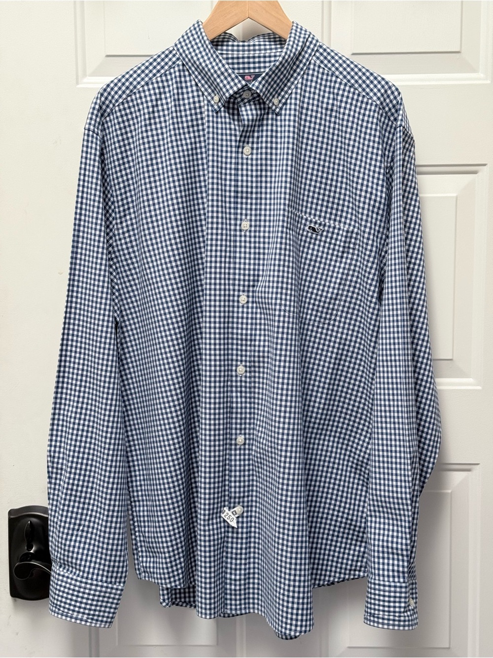 Vineyard Vines Classic Fit Tucker Button Down Shirt Mens XL Blue White Gingham